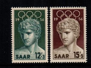 Saar B109 B110 MNH cat $ 1.10