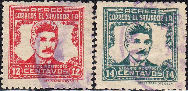 El Salvador #C102-C103 Used  