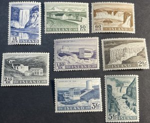ICELAND # 289-296-MINT NEVER/HINGED---COMPLETE SET----1956
