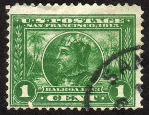 1913 US 1c, Used, Vasco Nunez de Balboa, Sc 397