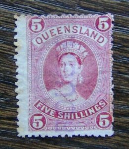 Queensland 1860 5s Used Slight Rust