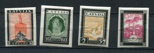 Latvia 1933 Mi 215-8B Sc CB14-7A MH Imperf.CV$84 Charity wounded Aviators l1430s