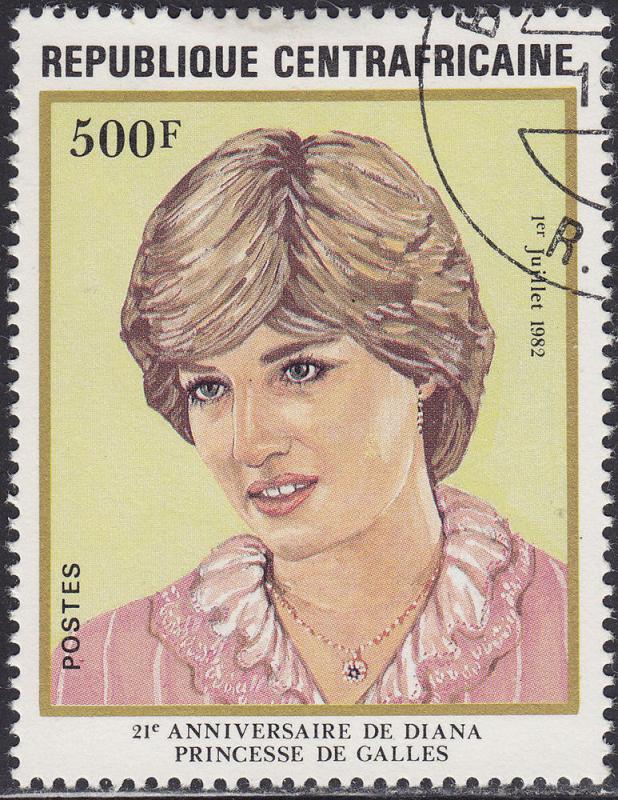 Central African Republic 519 Princess Diana 1982