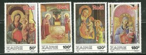 Zaire MNH 1237-40 Christmas 1987 SCV 8.00