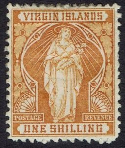 BRITISH VIRGIN ISLANDS 1899 ST URSULA 1/-