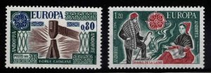 Andorra French Administration  Scott 246-247 MNH** Europa 1976 set CV $8