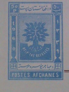 ​AFGHANESTAN- 1960 WORLD REFUGEES YEAR  MNH IMPERF S/S VF WE SHIP TO WORLWIDE