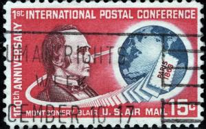 SC#C66 15¢ Montgomery Blair Single (1963) Used