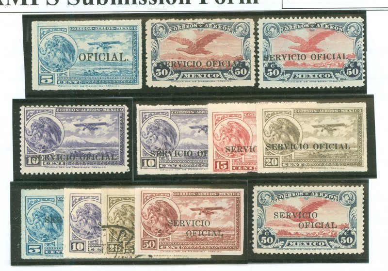 Mexico #CO17/CO19/CO19a/ Unused Single