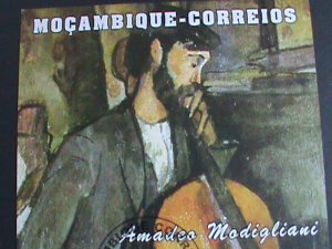 ​MOZAMBIQUE-2001 SC#1509-WORLD FAMOUS PAINTING -AMADEO MODIGLIANI CTO S/S VF