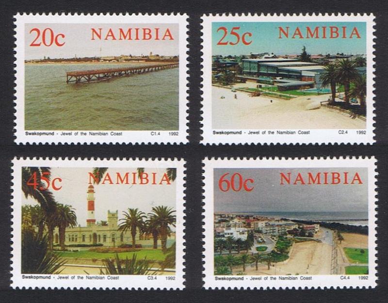 Namibia Centenary of Swakopmund 4v SG#592-595 SC#714-717