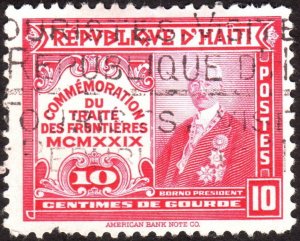 1929, Haiti 10c, Used, Sc 321