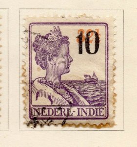 Netherlands Dutch Indies 1917-37 Issue Fine Used 10c. Surcharged NW-139012