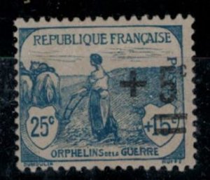 France 1922 SG391 War Orphan's Fund Surcharge Issue - MH