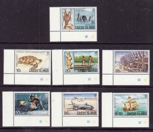 D3-Caicos-Scott#13-19-Unused NH short set to $1.10-Ships-Tur