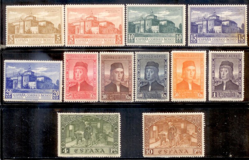 Spain 1930 SC# C31-42 MLH-OG E33