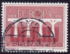 Faroe Islands - 1984 - Scott #106 - used - Europa