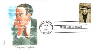 #3557 Langston Hughes Edken FDC