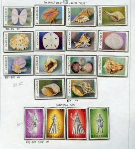 BAHAMAS LOT OF STAMPS   MINT NEVER HINGED & USED --SCOTT VALUE $482.00