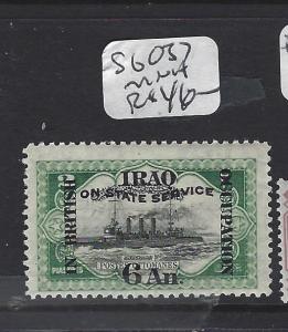 IRAQ (P0908B)    BRITISH OCCUPATION  OFFICIAL 6 A SG O37   MNH