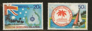 Cocos Keeling Islands Scott 32-33 MNH** 1979 postal services