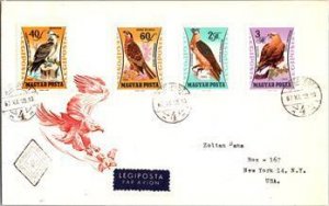 Hungary, Worldwide First Day Cover, Birds