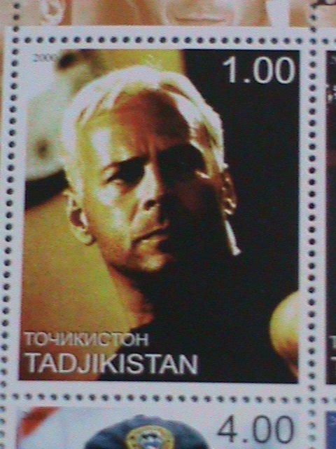 TAJIKISTAN  STAMP:2000 GEORGE CLOONEY MNH STAMP SHEET.  MING NOT HING WIITH ORI