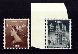 Niue 104-05 MNH 1953 QEII Coronation