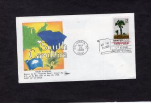 2343 South Carolina, FDC, GillCraft, CV $1.50