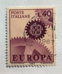 Italy 1967 Scott 951 used - 40 L, Europa, Common design