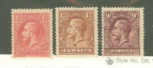 Jamaica #103-105 Unused Single (Complete Set)