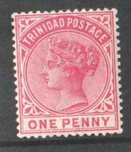 1883 TRINIDAD - S.G:107  -  1d   CARMINE - MOUNTED MINT - QUEEN VICTORIA