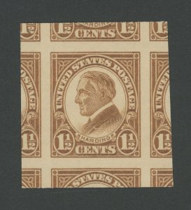 USA 631 - 1.5 cent Harding Imperf Rotary - PF Graded GEM 100J Mint OGnh Cert