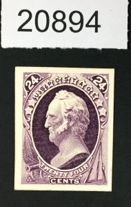 MOMEN: US STAMPS # 164P4 PROOF ON CARD VF+ LOT # 20894
