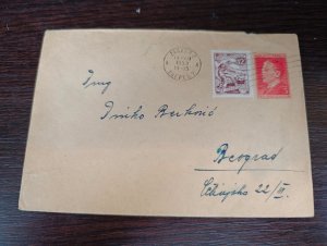 Yugoslavia 1953 Croatia, uprated 3 din. Tito stationery, from Zagreb to Belgrade