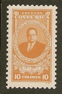 Costa Rica  Scott  358  President   MNH