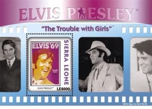 Elvis in the Movies The Trouble with Girls Set of 2 S/S - Sierra Leone