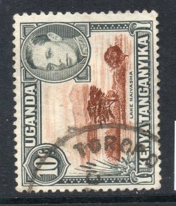 Uganda: 1938 KGVI 10c. cancelled cds TORORO