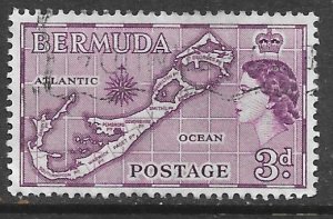 Bermuda 149: 3d Map of Bermuda, used, F-VF