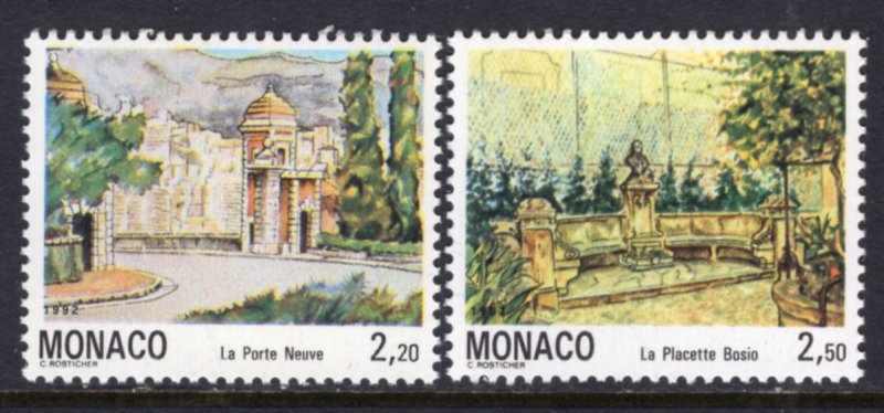 Monaco 1826-1827 MNH VF