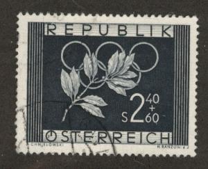 AUSTRIA Scott B277 1952 Olympic stamp CV $21