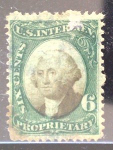 Scott #RB6a - Green & Black - Proprietary Stamps - Used - '71