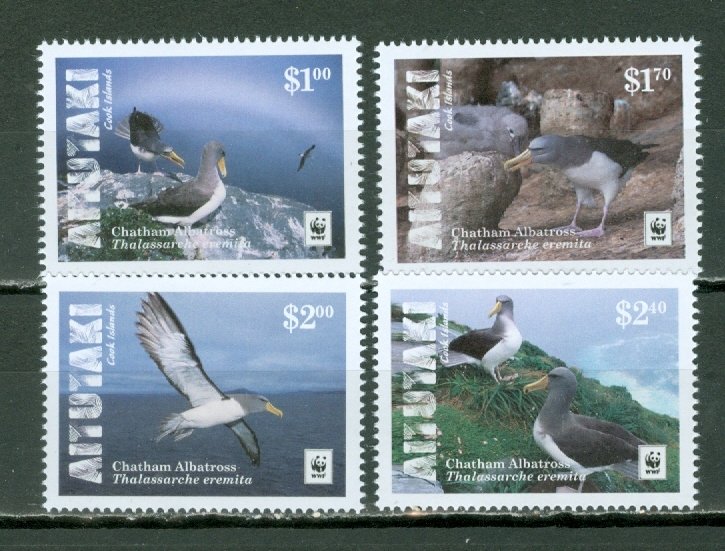 AITUTAKI 2016 BIRDS #648-51...SET MNH...$10.00