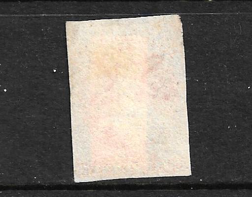 NEW ZEALAND 1862-64 1d ORANGE VERMILLION  FFQ  IMPERF MNG  CP A1E2  SG 33 CHALON