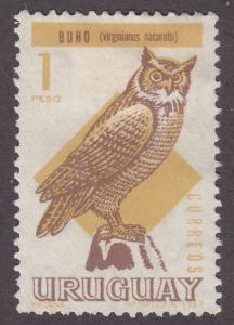 Uruguay 751 Great Horned Owl 1966