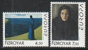 1996 Faroe Islands - Sc 302-3 - MNH VF - 2 single - Europa