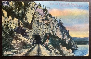 1907 Winnipeg Canada Picture Postcard Cover To Rochester NY USA Jack Fish Tunnel