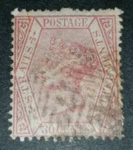 Straits Settlements 30c 1867
