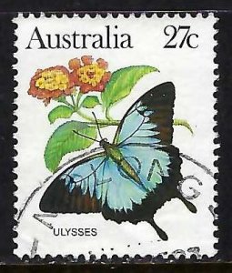 Australia 875 VFU BUTTERFLY P809-8