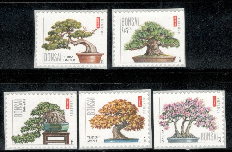 4618-22 Bonsai Set Of 5 Mint/nh FREE SHIPPING